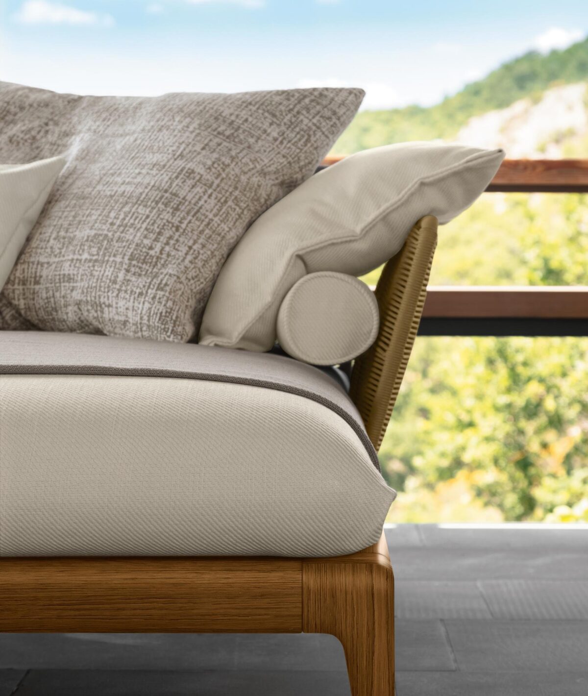 Outdoor Cruise Teak Chair by Talenti delivering natural charm and lasting performance for luxury settings