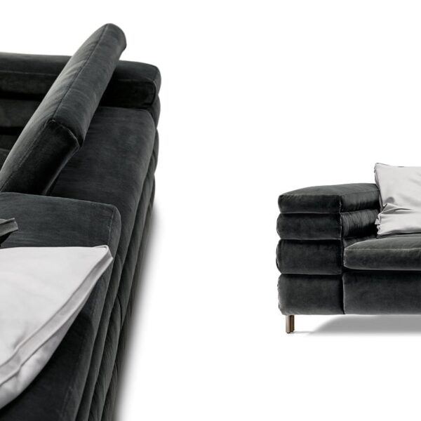 “Mayfair sofa by Arketipo with elegant tufted design at Royal Oak showroom”