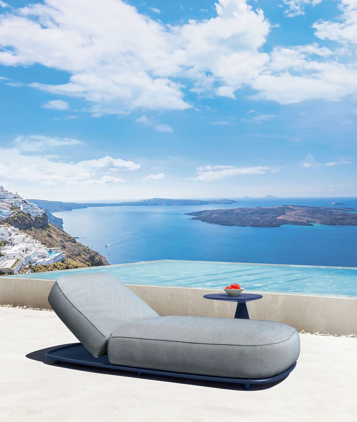 Contemporary Swipe Sofa 2 seats by Talentispa sleek Italian loveseat at Birmingham Michigan interior