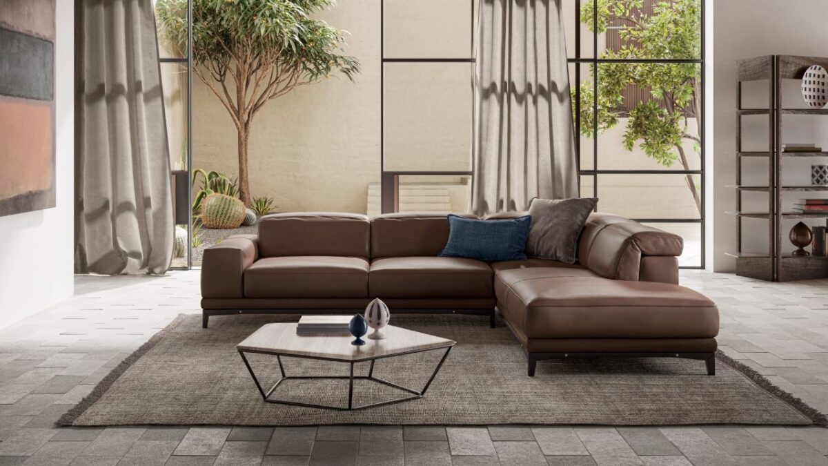 Discover the Natuzzi Bourgeois sofa, a modular design with a classic yet contemporary flair. This high-end Italian sofa offers luxury for Royal Oak homes.