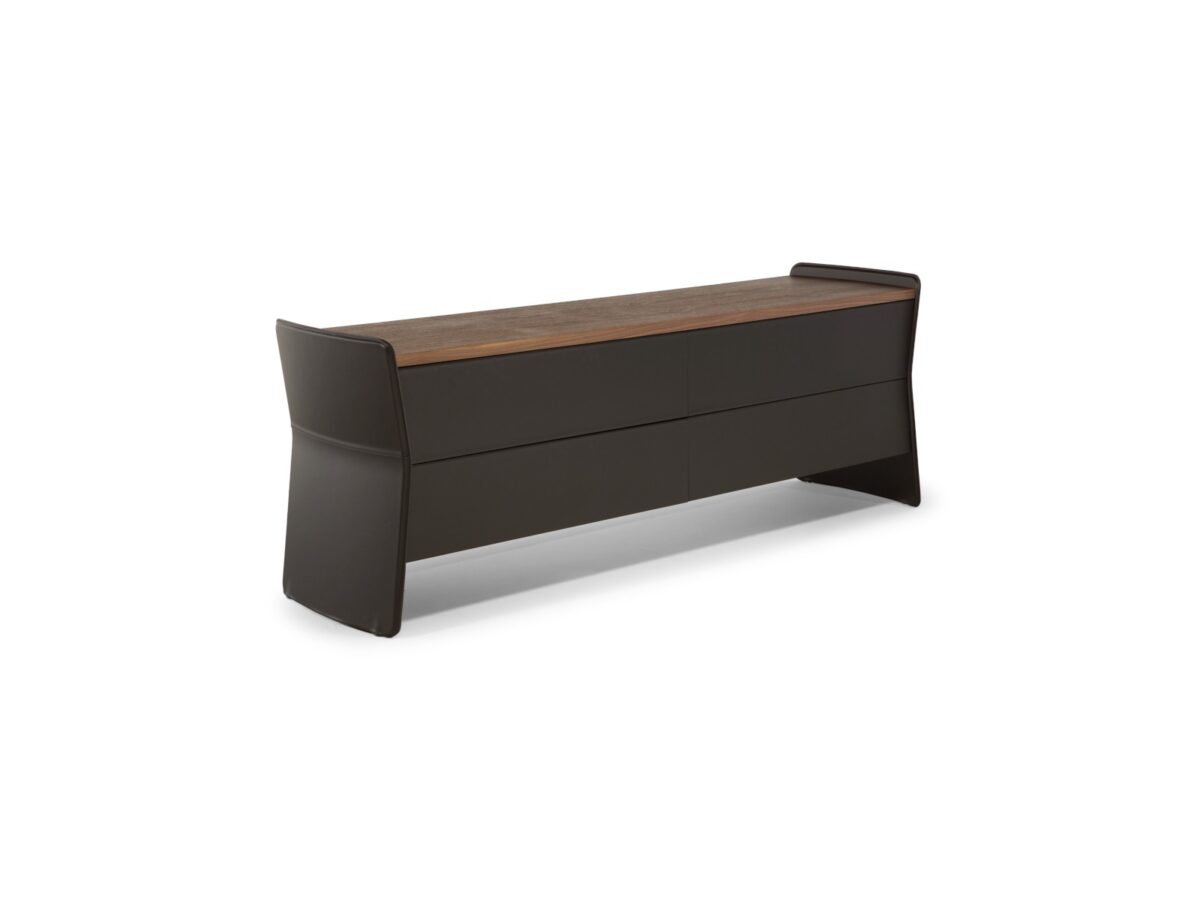 High-end Cala Bedside Table by Natuzzi Italia, modern Italian bedroom furniture for Troy, Michigan.