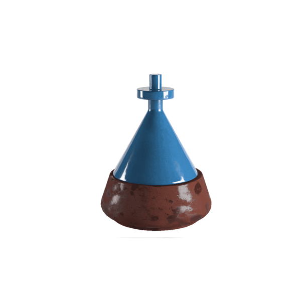 High-end Trullini Aromatic Candle by Natuzzi Italia, modern Italian ceramic decorative object for Troy, Michigan.