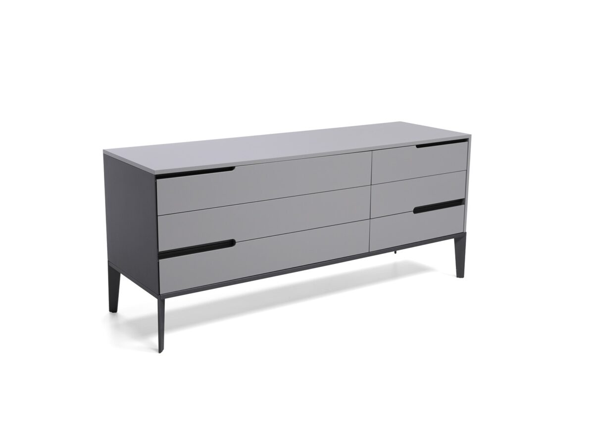 Luxury contemporary Campus Bedside Table by Natuzzi Italia, high-end Italian bedroom furniture for Birmingham, Michigan.