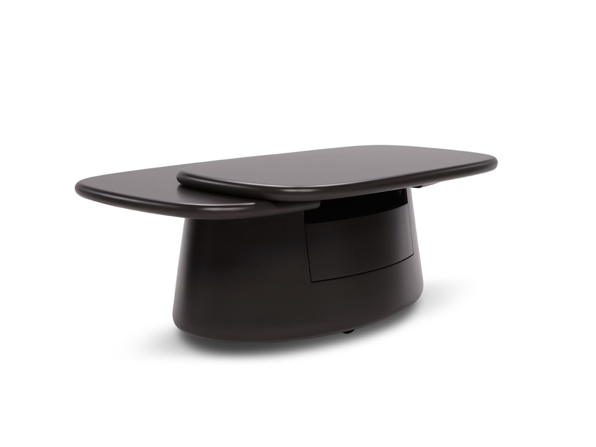 Luxury contemporary Mindful Coffee Table by Marcel Wanders for Natuzzi Italia, high-end Italian living room furniture for Birmingham, Michigan.