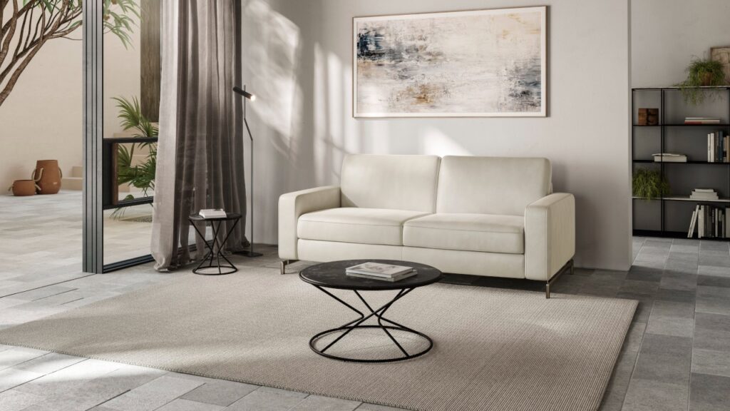 Discover the Natuzzi Whim sofa by Marco Piva. This high-end, modular Italian sofa offers supreme comfort and modern style for Royal Oak homes.