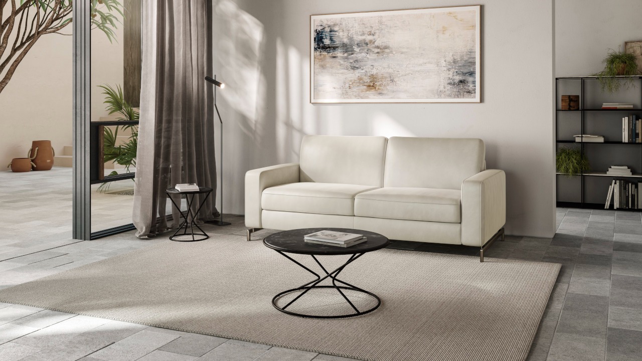 Discover the Natuzzi Whim sofa by Marco Piva. This high-end, modular Italian sofa offers supreme comfort and modern style for Royal Oak homes.