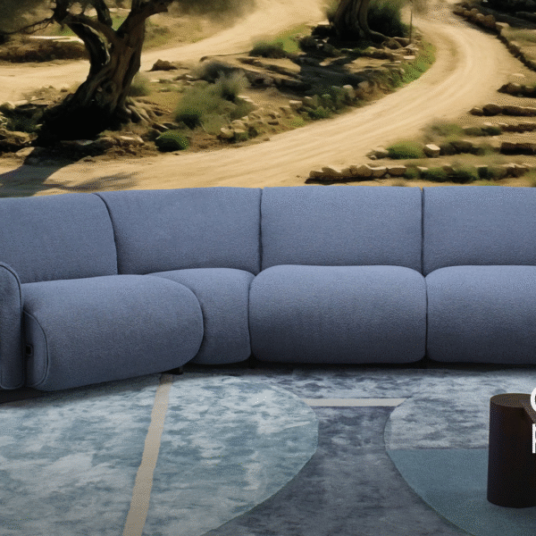 Modern Colle Project by Natuzzi, high-end Italian furniture for Royal Oak, Michigan.