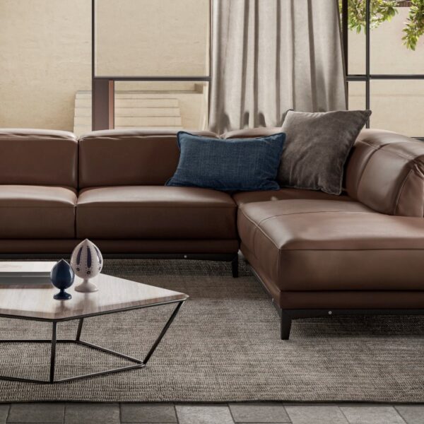 Discover the Natuzzi Bourgeois sofa, a modular design with a classic yet contemporary flair. This high-end Italian sofa offers luxury for Royal Oak homes.