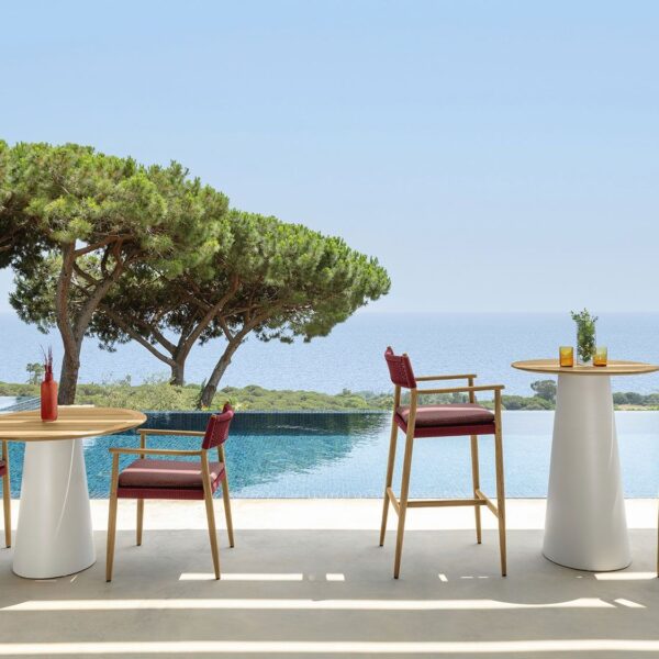 Modern Dolcevita Bar Stool by Talentispa Italian bar seating in Royal Oak Michigan showroom