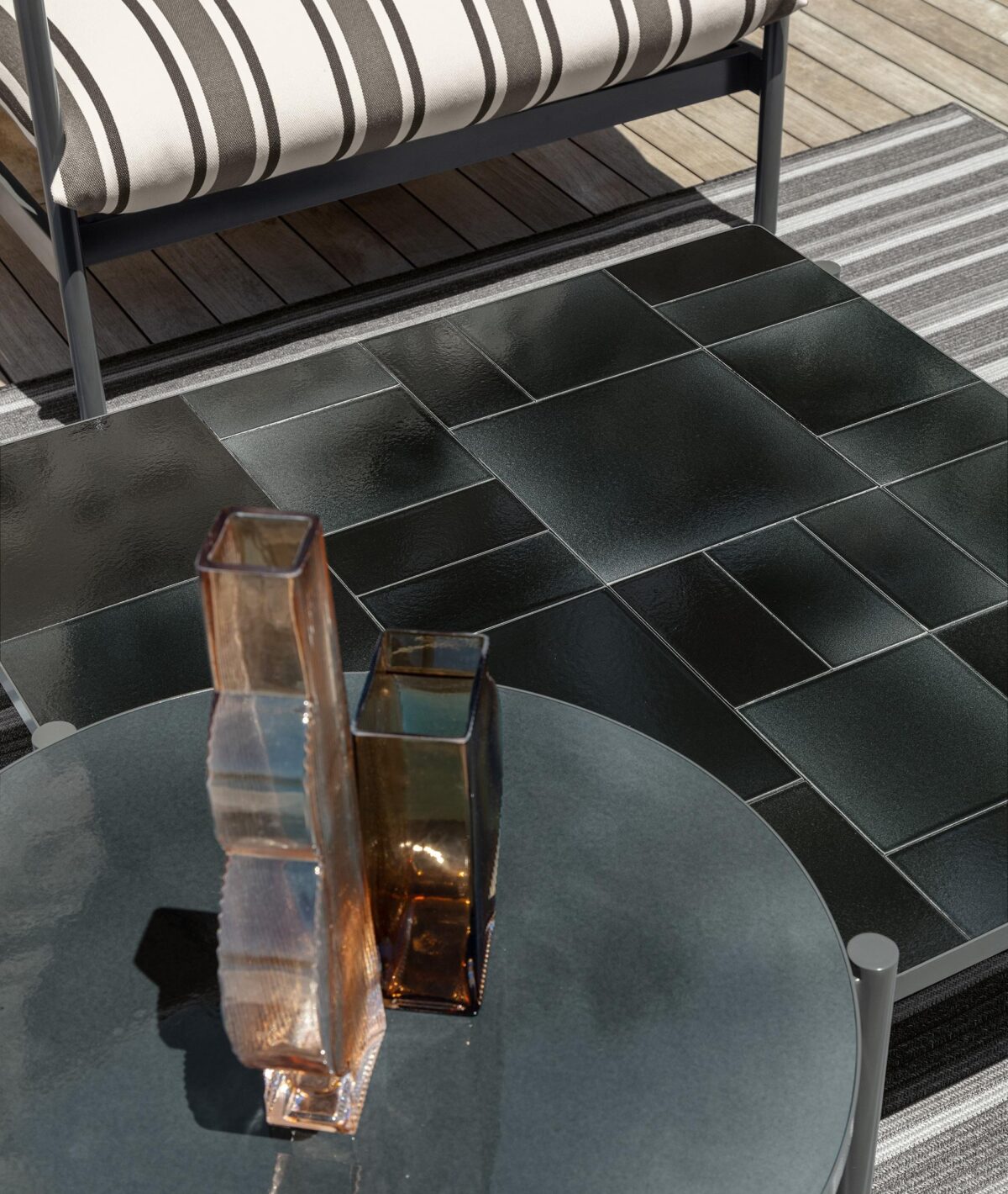 Talenti Nalu Dining Table 309×107 featuring weather-resistant aluminum frame for large gatherings in Royal Oak, Michigan