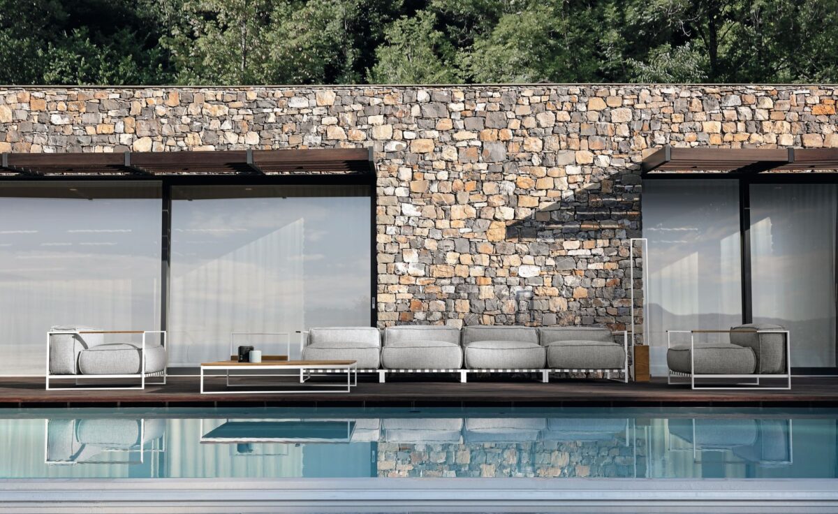 Outdoor Casilda Dining Table 200×100 by Talenti combining Italian craftsmanship with lasting durability
