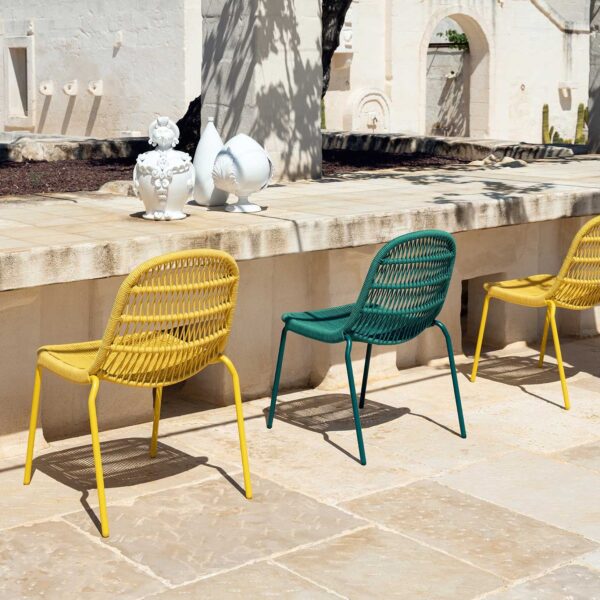 Modern Panama Dining Chair by Talentispa Italian design in Royal Oak Michigan showroom