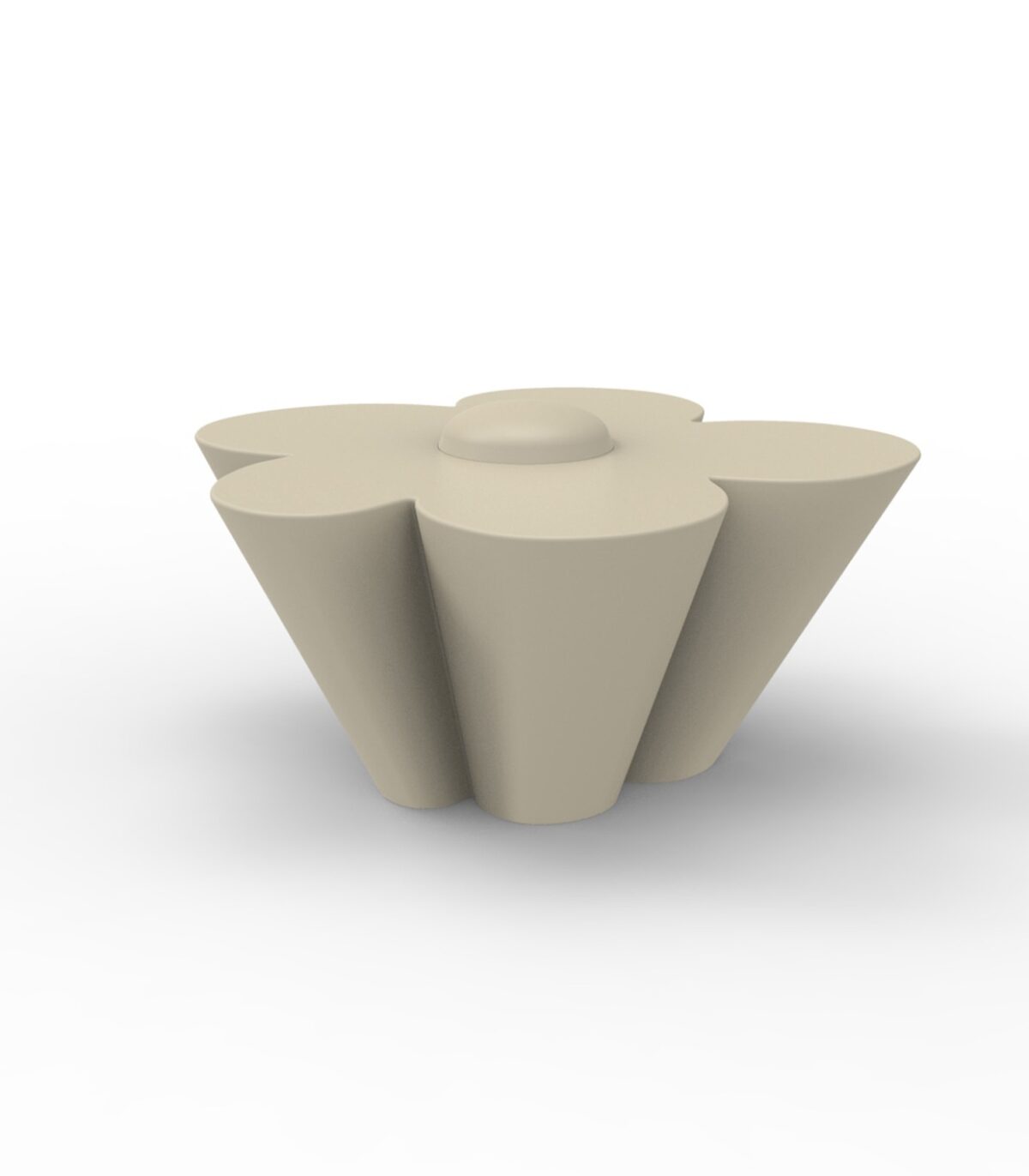 AGATHA outdoor table by Vondom, perfect for child-friendly environments or whimsical modern patios
