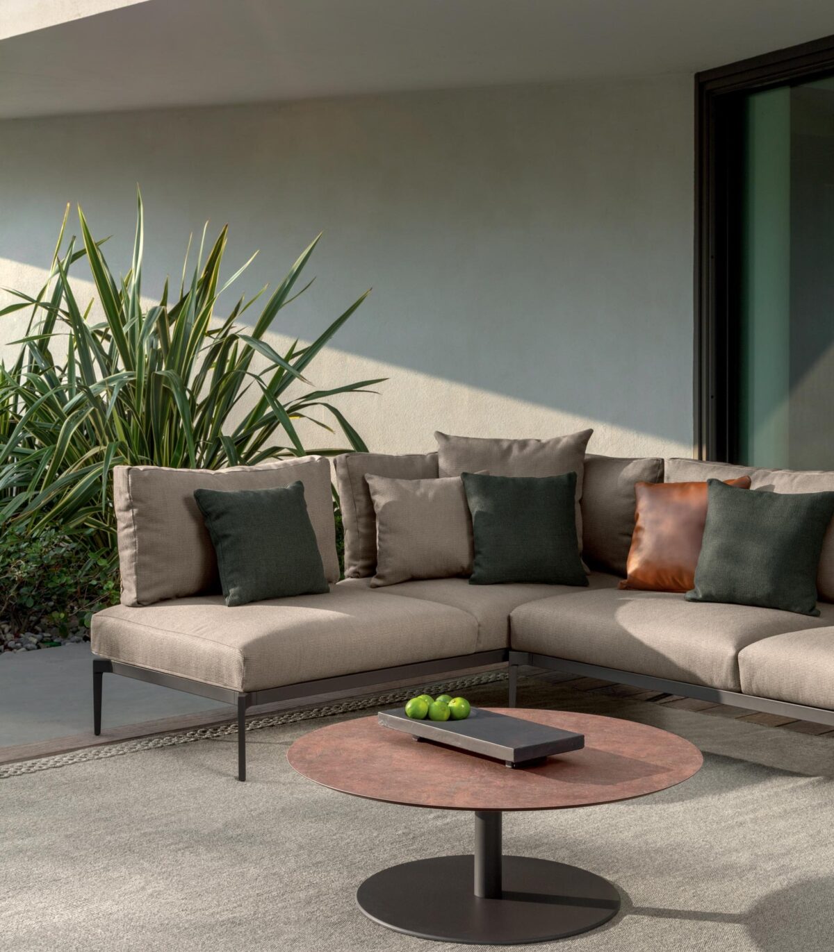Elegant and durable Leaf Dining Chair by Talenti, ideal for gardens and terraces in Birmingham, Michigan