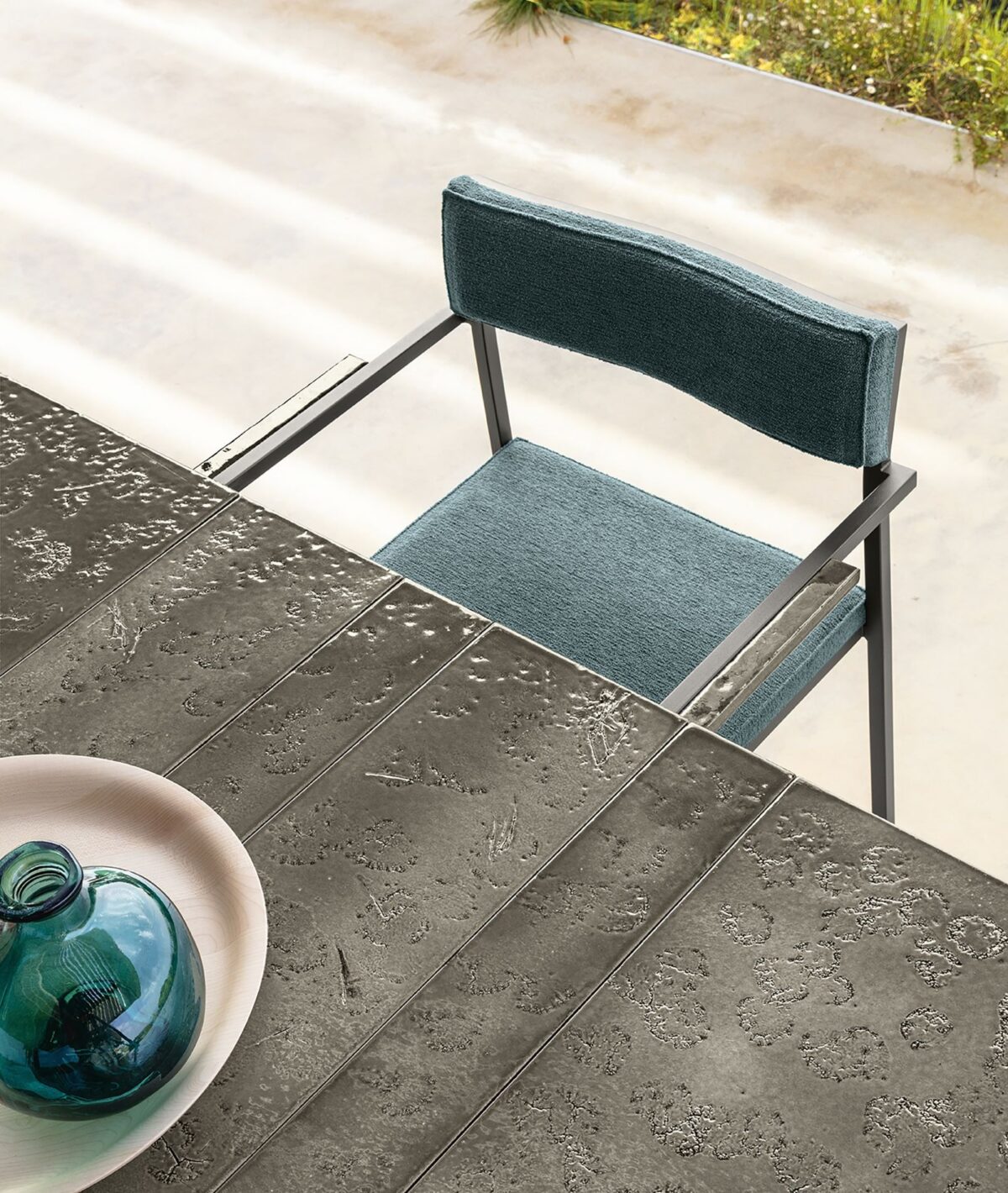 Designer Casilda Dining Armchair by Talenti blending form and function for upscale outdoor spaces