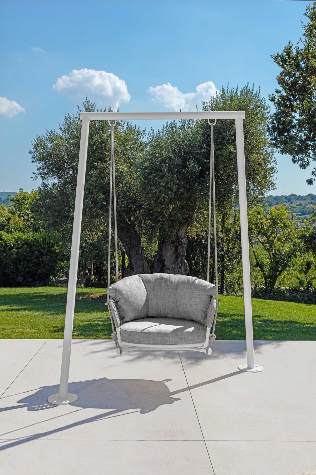 Luxury Moon//Alu Love Seat by Talentispa Italian aluminum love seat in Royal Oak MI patio