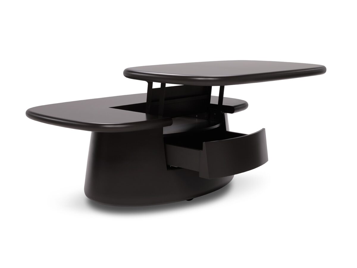 Luxury contemporary Mindful Coffee Table by Marcel Wanders for Natuzzi Italia, high-end Italian living room furniture for Birmingham, Michigan.