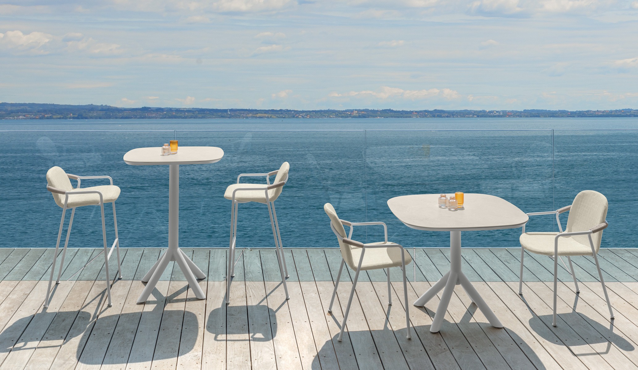 Modern Coral Bar Stool by Talentispa Italian design in Royal Oak Michigan showroom
