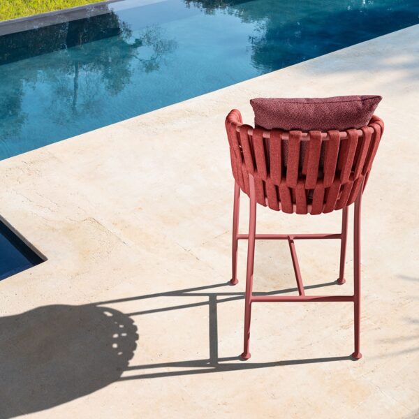 Modern Frame Bar Stool by Talentispa Italian design in Royal Oak Michigan showroom