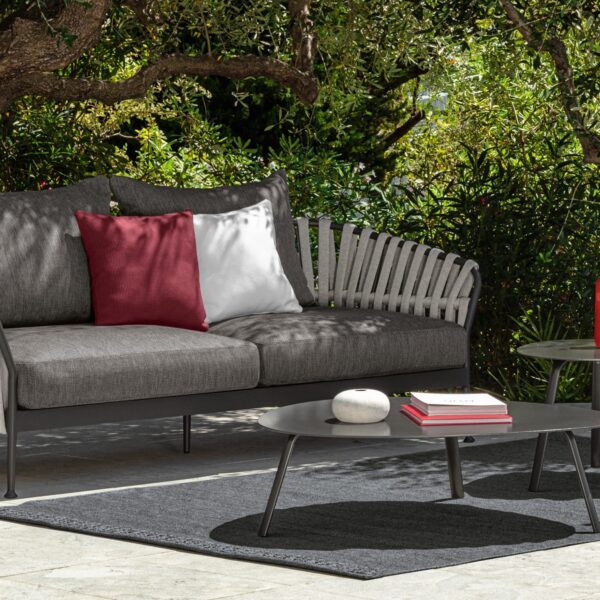 Modern Frame 2 seater Sofa by Talentispa Italian design in Royal Oak Michigan showroom