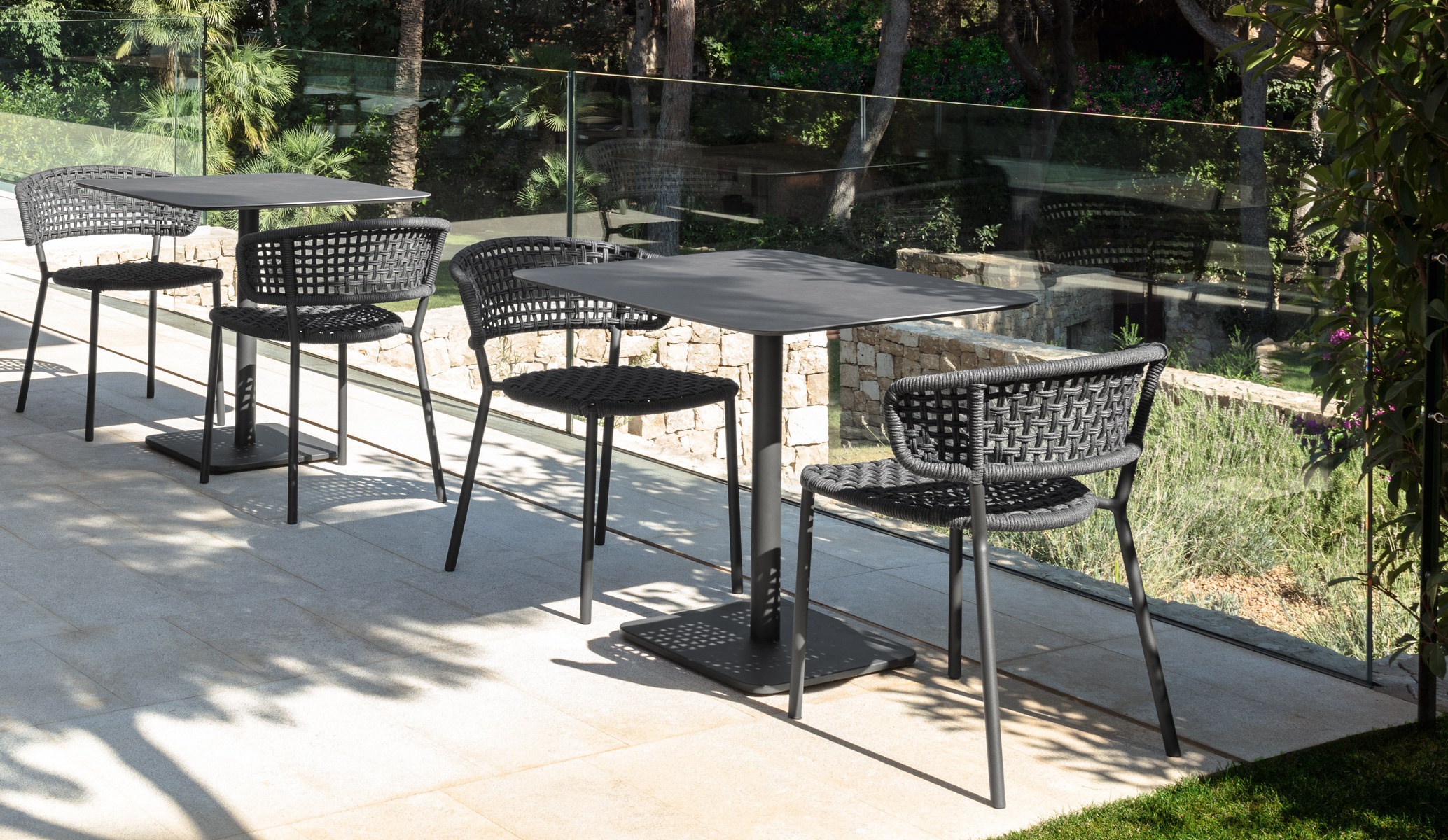 Modern Moon//Alu Dining Chair by Talentispa Italian aluminum design in Royal Oak Michigan showroom