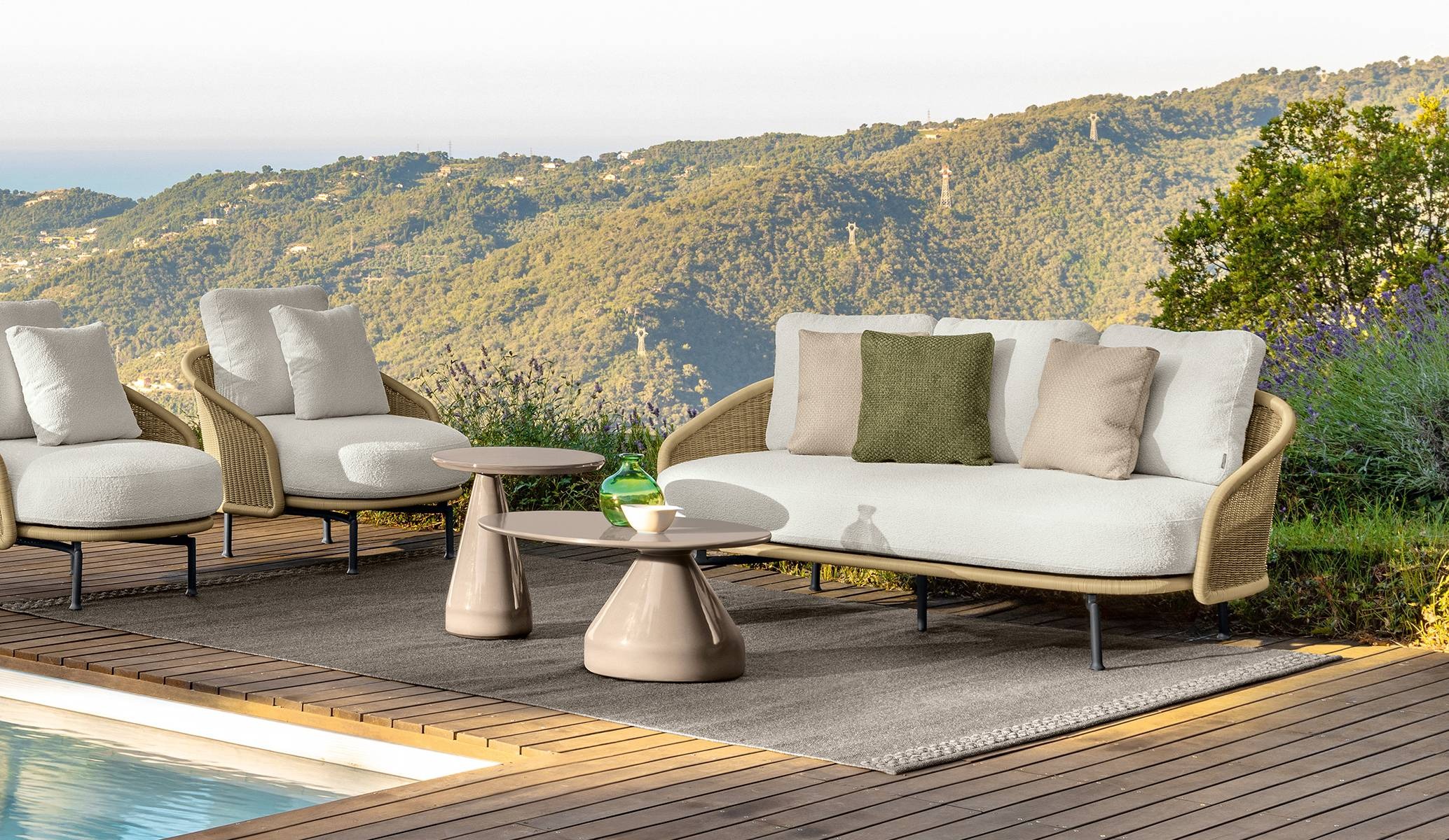Modern Nido Sofa by Talentispa Italian design in Royal Oak Michigan showroom