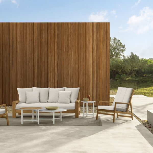 Modern Oliver Sofa 3‑seats by Talentispa Italian leather in Royal Oak Michigan living room