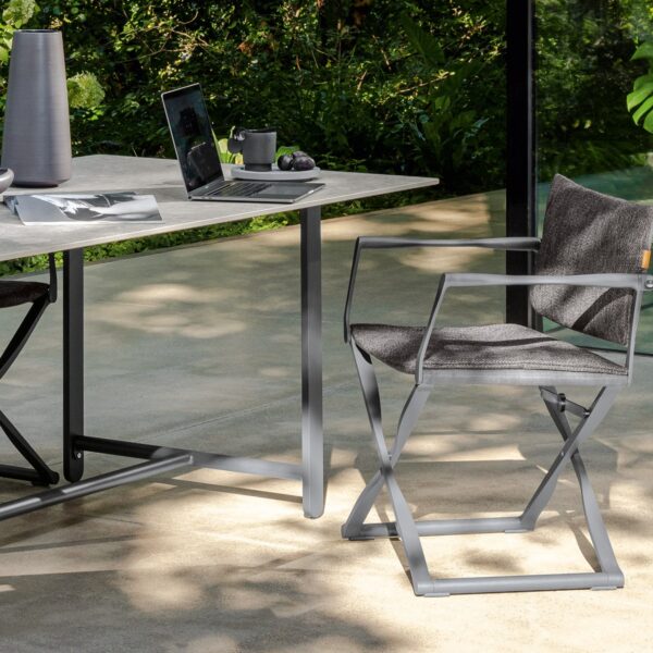 Modern Riviera Director Chair by Talentispa Italian design in Royal Oak Michigan showroom