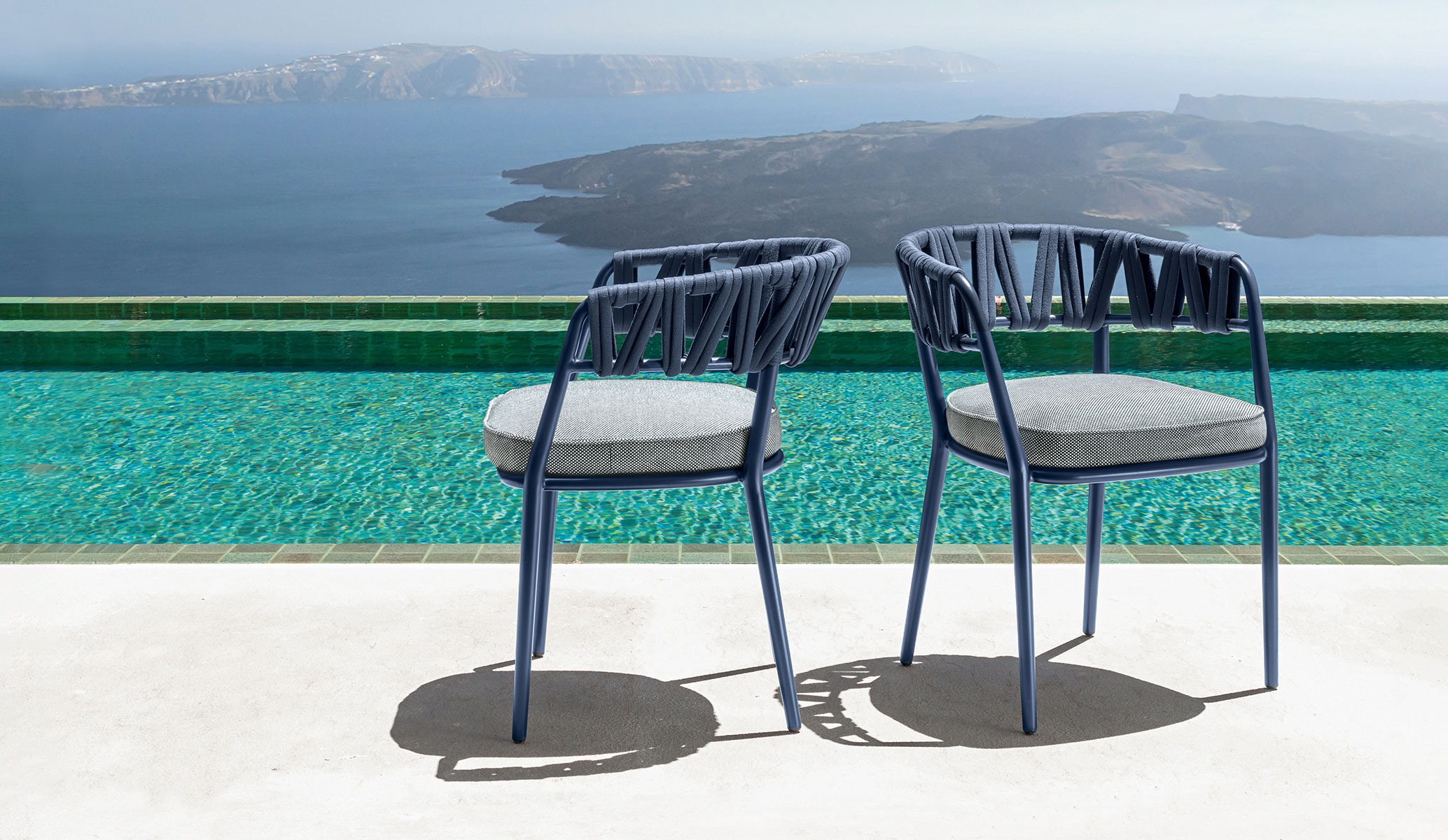 Modern Swipe Dining Chair by Talentispa Italian design in Royal Oak Michigan showroom
