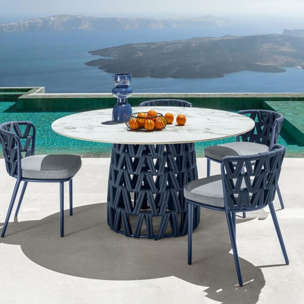 Modern Swipe Dining Chair by Talentispa Italian design in Royal Oak Michigan showroom
