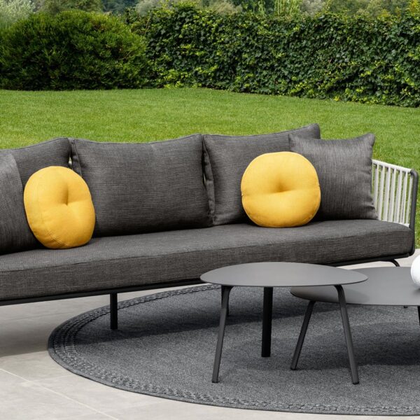 Modern Milo Three‑seater Sofa by Talentispa Italian design in Royal Oak Michigan showroom