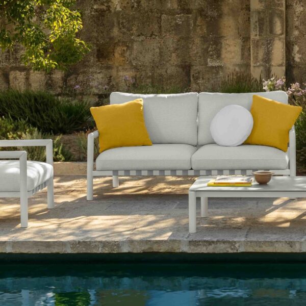 Modern Lake 2‑seater Sofa by Talentispa Italian design in Royal Oak Michigan showroom