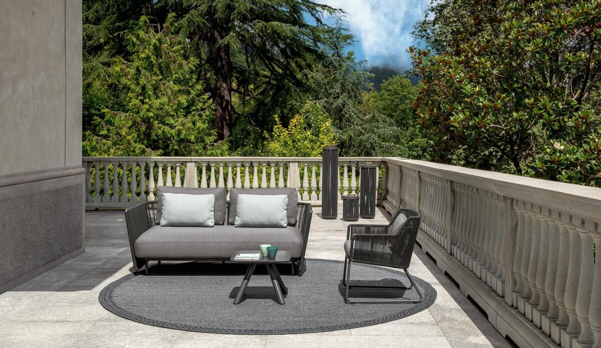 Contemporary Coral Two‑seater Sofa by Talentispa sleek Italian two‑seat sofa at Birmingham Michigan interior