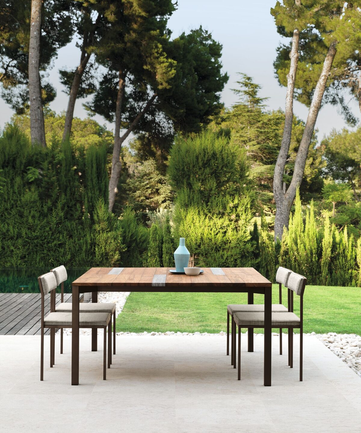 High-end Casilda Dining Table 200×100 by Talenti ideal for stylish outdoor entertaining in Birmingham, Michigan
