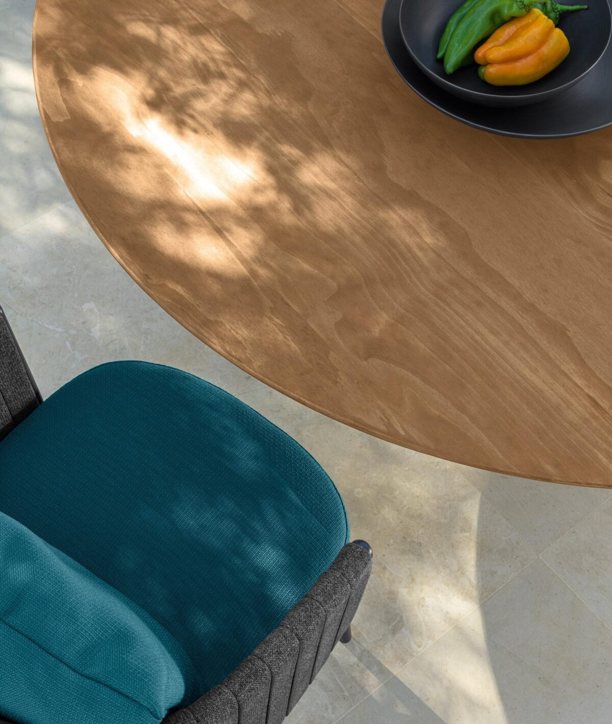 Contemporary Salinas Dining Chair by Talenti offering ergonomic support and weather-resistant materials