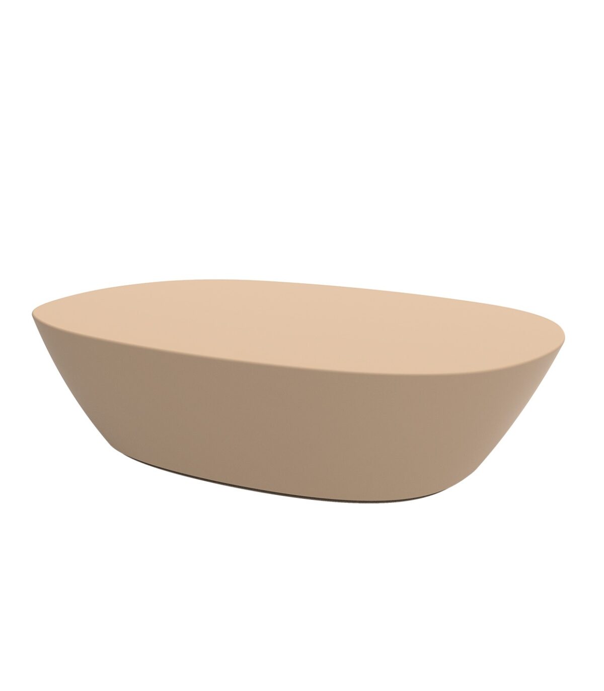 Sculptural SABINAS Coffee Table by Vondom crafted from durable polyethylene for lasting outdoor use