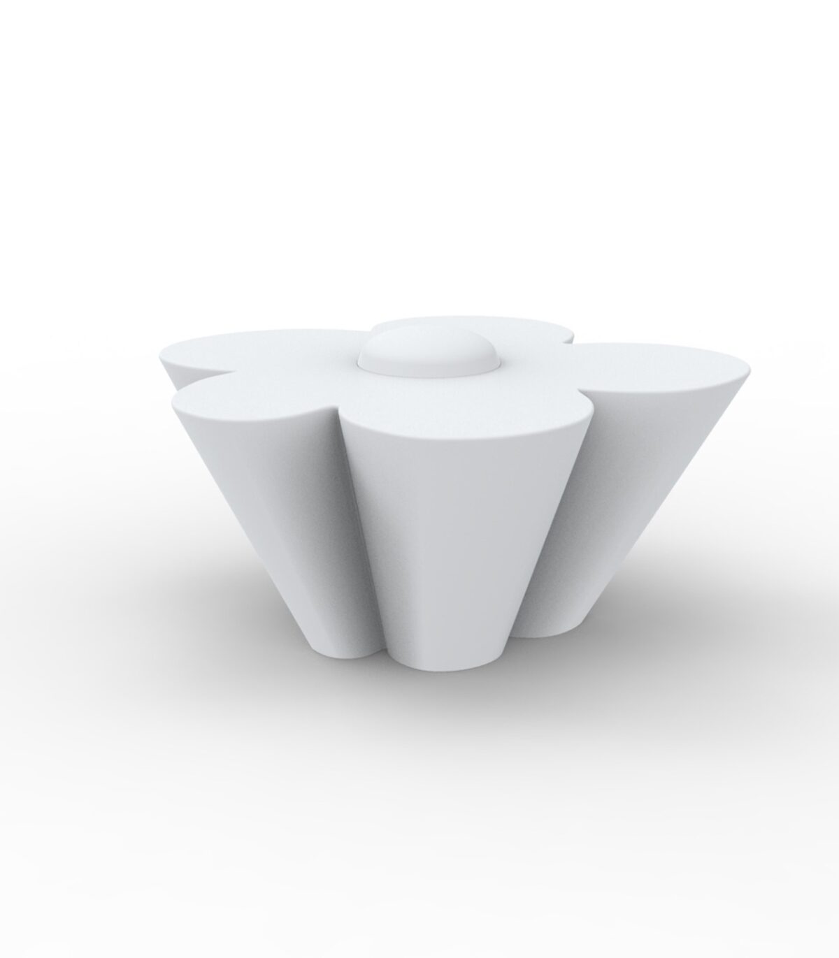 Modern AGATHA Table by Vondom made from weather-resistant polyethylene, ideal for Birmingham, Michigan terraces