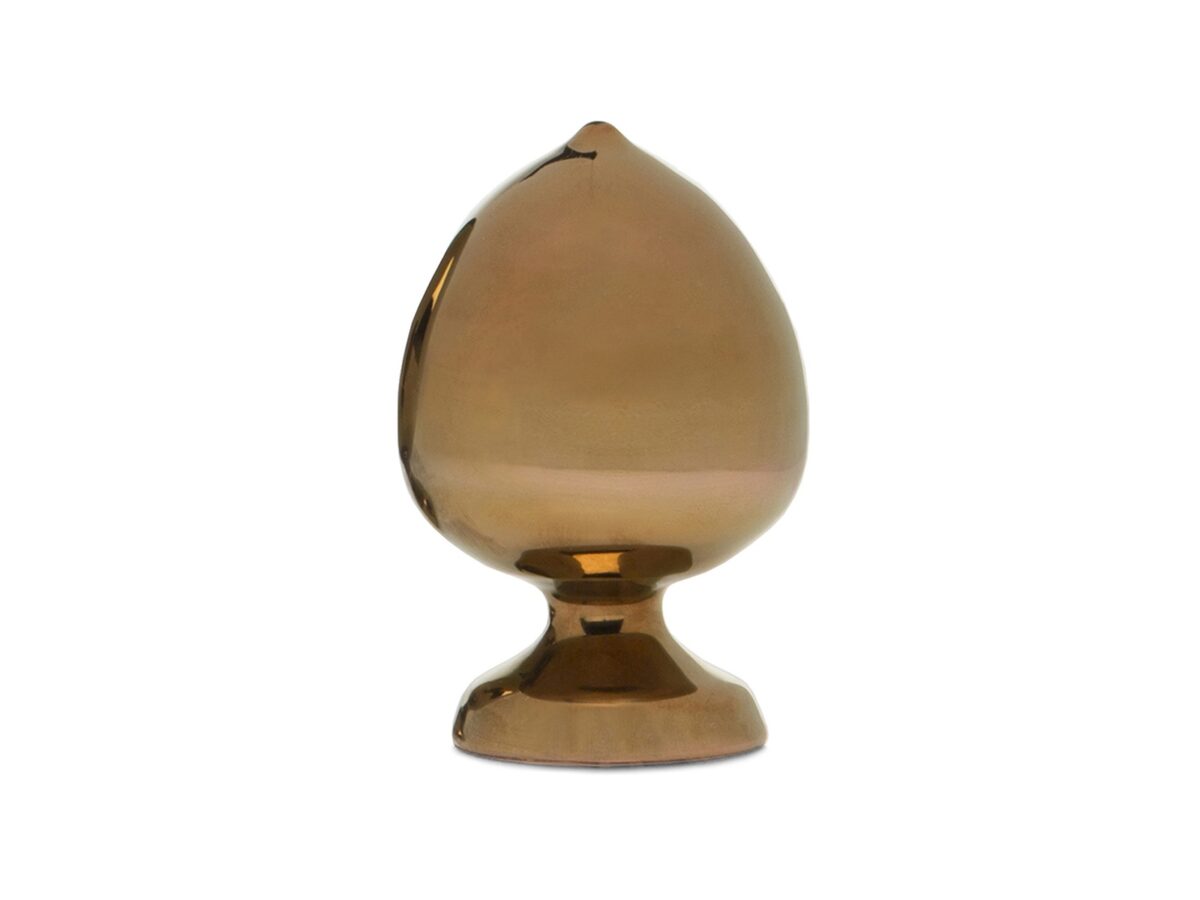 High-end Pumo Decorative Object by Natuzzi Italia, modern Italian ceramic good luck charm for Troy, Michigan.