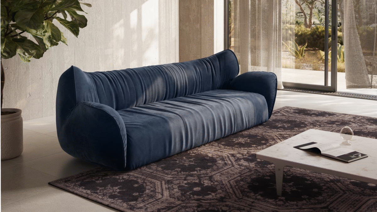 Modern Juno sofa by Natuzzi, high-end Italian design for Birmingham, Michigan.