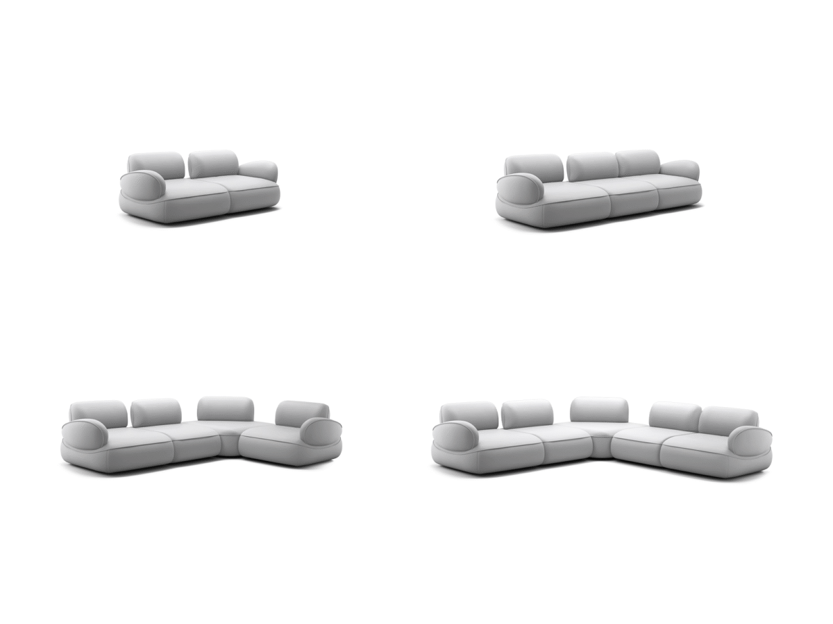 Luxury contemporary Snail Project by Natuzzi, perfect for a sophisticated, high-end home in Royal Oak, Michigan.