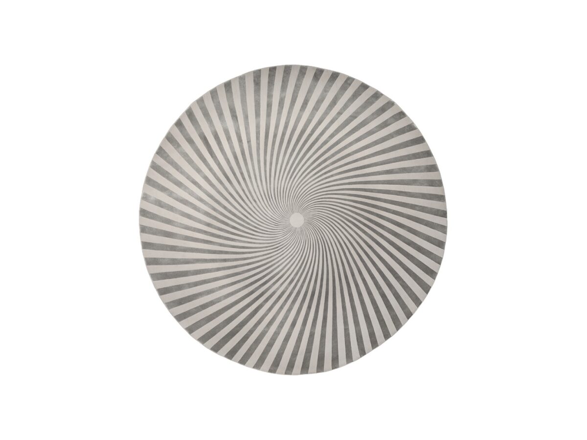 Luxury contemporary Vortex Rug by Elena Salmistraro for Natuzzi Italia, high-end Italian dynamic design for Birmingham, Michigan.