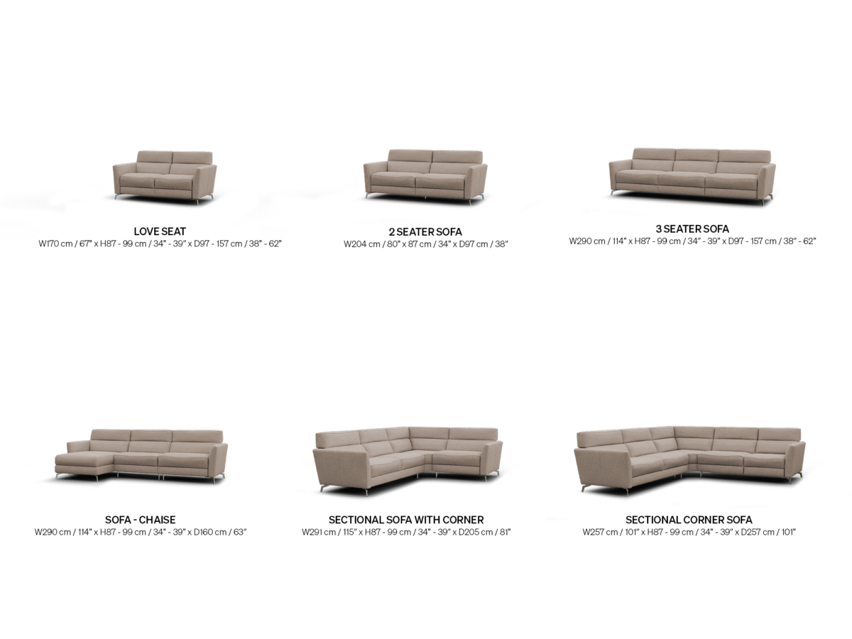 Luxury contemporary Stan Project by Natuzzi, perfect for a sophisticated, high-end home in Birmingham, Michigan.