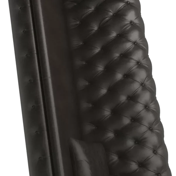Charleston Sofa by Moooi in dark brown eco-leather, designed by Marcel Wanders.