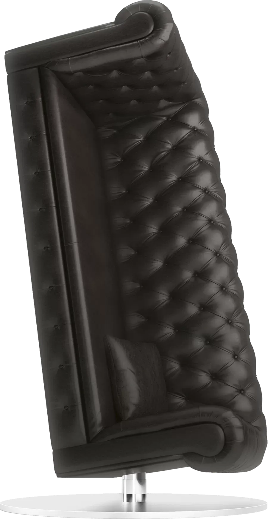 Charleston Sofa by Moooi in dark brown eco-leather, designed by Marcel Wanders.