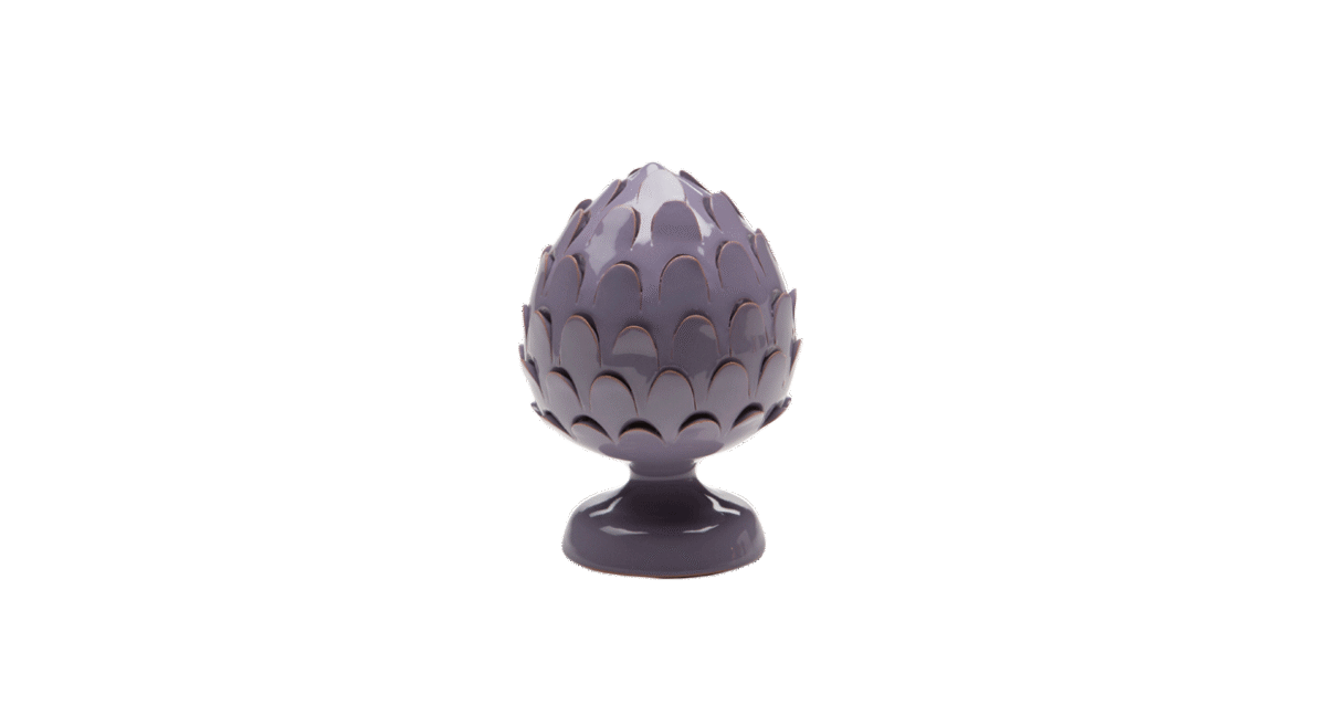 High-end Pumo Decorative Object by Natuzzi Italia, modern Italian ceramic good luck charm for Troy, Michigan.