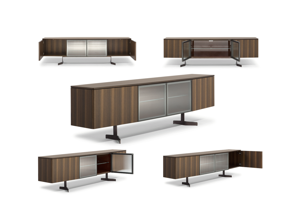 Modern Campus W011 sofa by Mauro Lipparini for Natuzzi Italia, high-end Italian design for Royal Oak, Michigan.