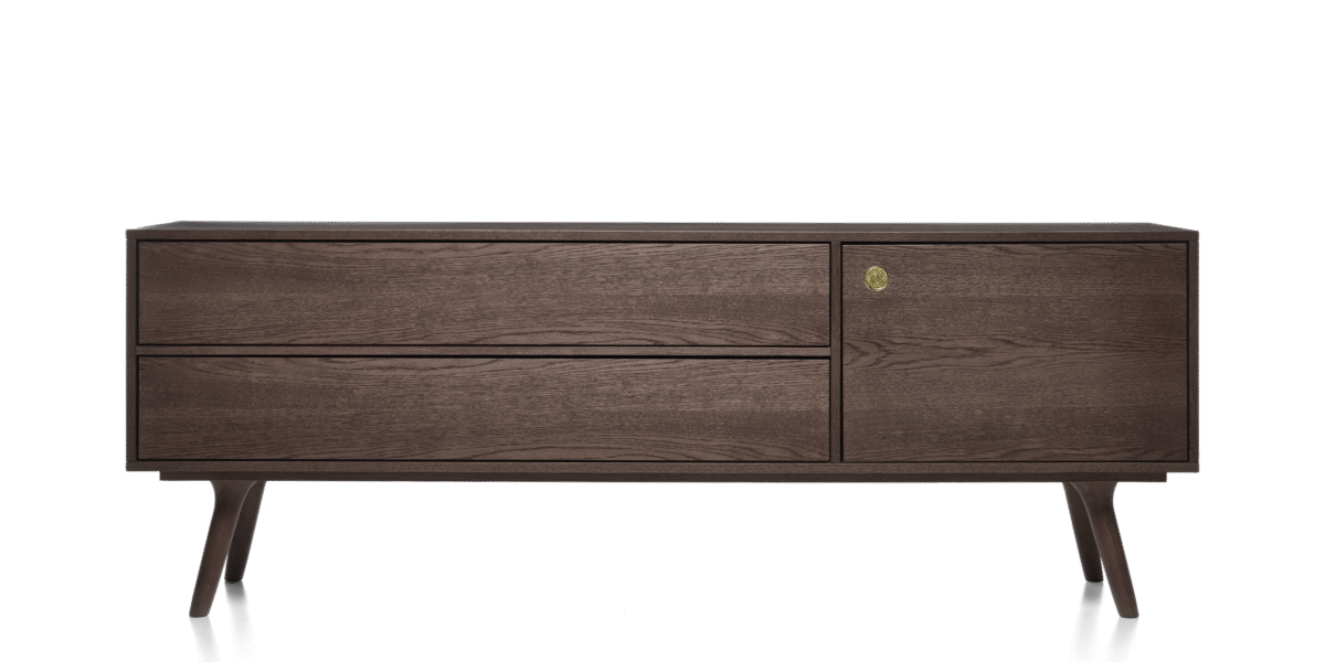 Zio Buffet by Moooi in natural oil-stained oak, designed by Marcel Wanders.