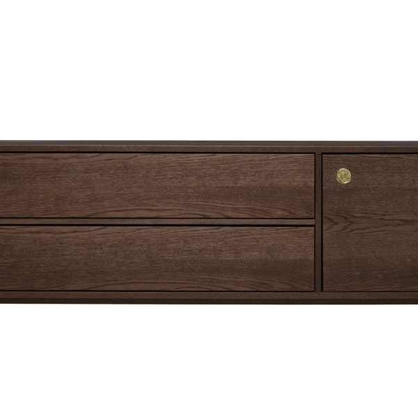 Zio Buffet by Moooi in cinnamon-stained oak, designed by Marcel Wanders.