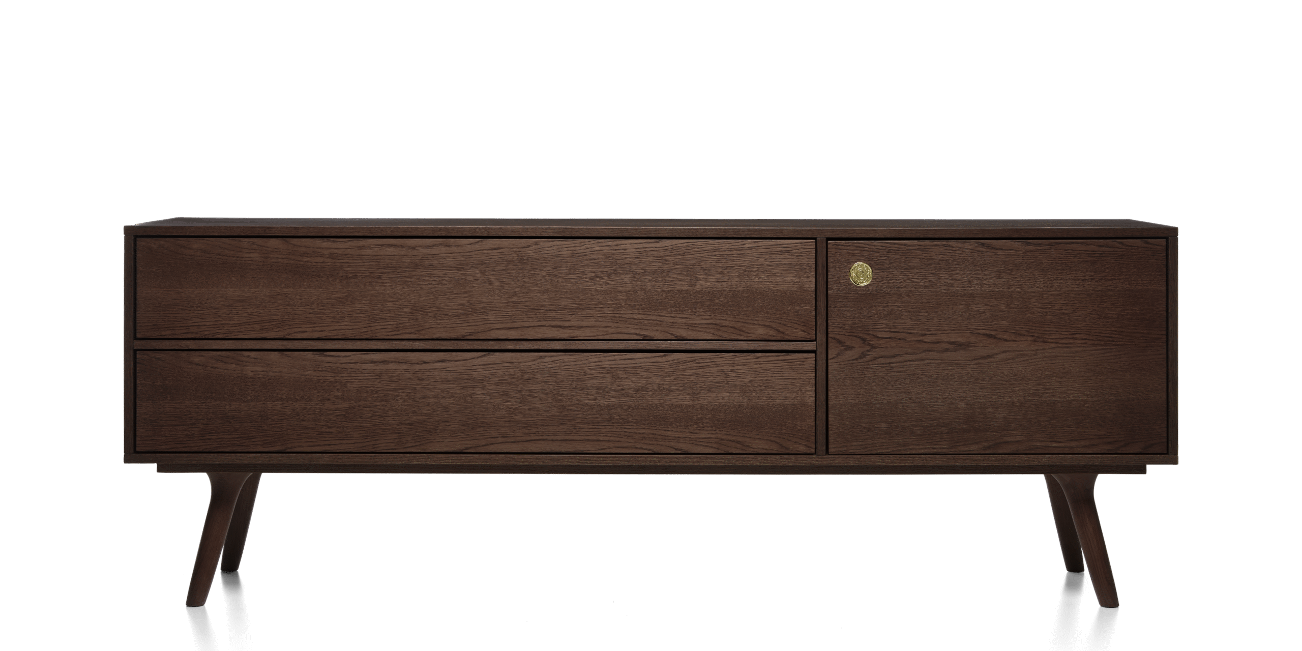 Zio Buffet by Moooi in cinnamon-stained oak, designed by Marcel Wanders.