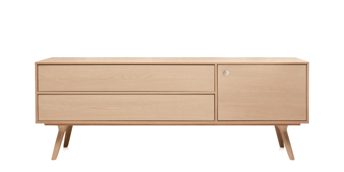 Zio Buffet by Moooi in black-stained oak, designed by Marcel Wanders.